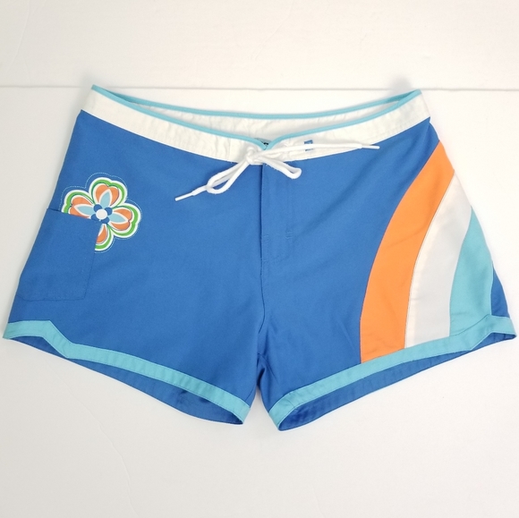 Tag Rider M Blue Microfiber Board Shorts Surf Swim - Picture 11 of 11